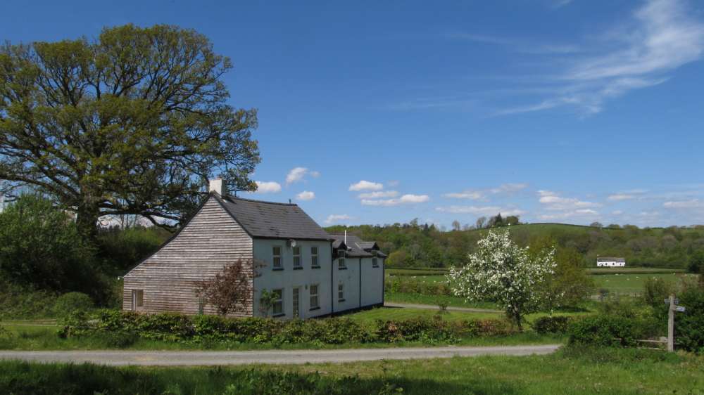 Hendre with riverside Church in the distance